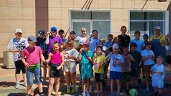 Программа «Игры нашего двора» прошла в селе Истобное губкинской территории 