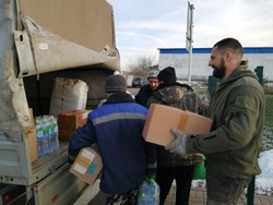 Жители Ивановской территории Губкинского горокруга собрали гуманитарную помощь военнослужащим 