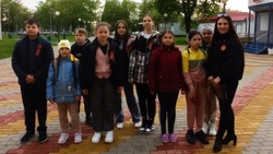 Жители села Скородное губкинской территории присоединились к акции «Георгиевская ленточка»