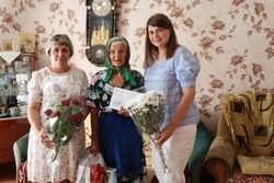 Жительница хутора Меловой Брод губкинской территории Варвара Богданова отметила 95-летний юбилей