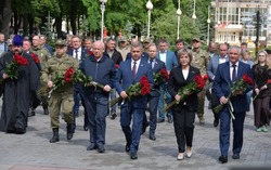 Губкинцы приняли участие в акции памяти в День ветеранов боевых действий