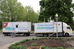 «Поезд здоровья» второй раз сделал остановку в селе Чуево Губкинского горокруга 