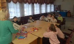 Юные жители села Вислая Дубрава приняли участие в викторине «Новогодние вытворяшки»