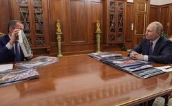 Владимир Путин провёл рабочую встречу с губернатором Белгородской области Вячеславом Гладковым