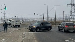 Автомобили УАЗ и SKODA столкнулись на перекрёстке в Губкинском горокруге 