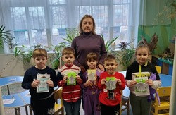 Мастер-класс «Снежный ангел» прошёл в посёлке Троицкий губкинской территории 
