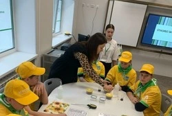 Школьники села Никаноровка губкинской территории посетили занятие «Агрокарусель»