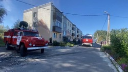 Пожар в двухкомнатной квартире произошёл в Губкине