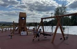 Благоустройство Преображенского сквера завершилось в Губкине 
