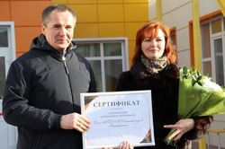 Вячеслав Гладков принял участие в церемонии открытия детского сада в Губкине
