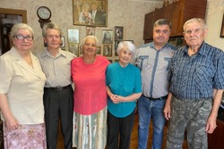 Житель села Бобровы Дворы губкинской территории Семён Носик отметил 88-летие 