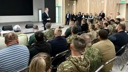 Вячеслав Гладков провёл встречу с ветеранами специальной военной операции в Губкине