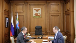 Вячеслав Гладков провёл совещание с министром автомобильных дорог и транспорта области