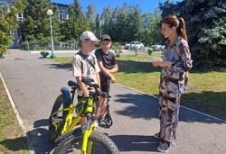 Акция «Курс на безопасность» прошла в селе Сапрыкино губкинской территории 