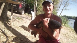 Губкинский рыболов поймал девятикилограммового карпа
