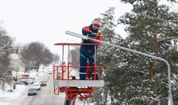 Белгородские энергетики смонтировали в регионе 2129 светильников наружного освещения в 2024 году
