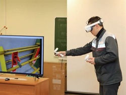 Шлемы виртуальной реальности помогут обучать ремонтников Лебединского ГОКа