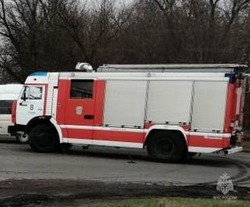 Сарай загорелся в селе Кандаурово Губкинского городского округа 