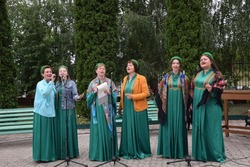Творческий коллектив села Сергиевка «Горлица» выступил в Спасо-Преображенском соборе 