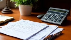 Михаил Лобазнов и Галина Колесникова поздравили сотрудников губкинской налоговой службы