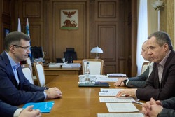 Вячеслав Гладков и Борис Эбзеев обсудили меры по обеспечению электроснабжения Белгородской области