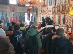 Юные жители села Истобное приняли участие в беседе на тему «Живое слово мудрости духовной»