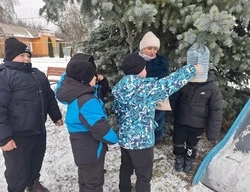 Сапрыкинцы губкинской территории стали участниками акции «Накорми птиц зимой»