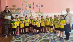Маленькие жители села Скородное губкинской территории узнали о первоцветах родного края 