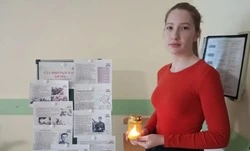 Вислодубравские школьники приняли участие в патриотическом мероприятии