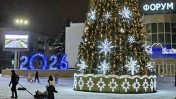 Василий Голиков и Галина Колесникова поздравили губкинцев с Новым годом