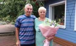 Супруги из села Сергиевка Виктор и Людмила Кордубайло отметили 55-летие совместной жизни 