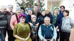 Жители села Чапкино отметили новогодние праздники вместе