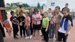 Сотрудники пожарно-спасательной части № 41 села Скородное приехали в гости к архангельским детям