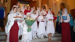 Духовенство Белгородской митрополии совершило соборное богослужение в Губкине