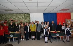 Открытие мемориальных досок и Парт Героев прошло в школе села Вислая Дубрава 