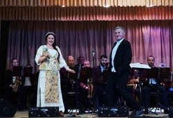 Артисты Белгородской филармонии посетили Аверино губкинской территории