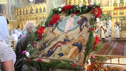 Престольный праздник прошёл в Спасо-Преображенском кафедральном соборе