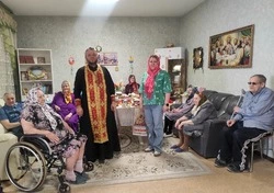 Праздник Светлой Пасхи прошёл в Отделении милосердия Губкинского горокруга