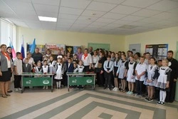 Открытие мемориальных досок и «Парт Героев» прошло в школе села Толстое губкинской территории 