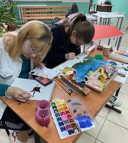 День художника отпраздновали в Скороднянской школе губкинской территории