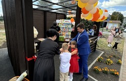 Торжественное открытие площадки «Под открытым небом слов» прошло в посёлке Троицкий