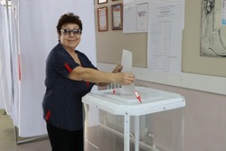 Третий день выборов президента РФ стартовал в Кладовом губкинской территории