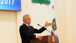Губернатор отчитался о результатах работы правительства региона в 2017 году