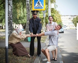 Театральную постановку по дорожной безопасности запустили в Губкине