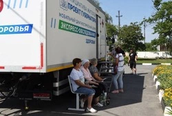 «Поезд здоровья» сделал остановку в селе Скородное Губкинского горокруга 
