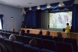 Жители села Сергиевка губкинской территории посетили час кино 