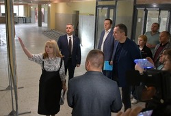 Губернатор Белгородской области Вячеслав Гладков посетил Губкинский горокруг 