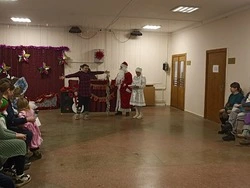 Дети села Юрьевка приняли участие в праздничной новогодней программе 