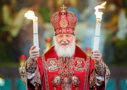Патриарх Московский и всея Руси Кирилл поздравил с праздником Светлой Пасхи 