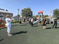 Юные жители села Сергиевка губкинской территории приняли участие в спортивной программе 